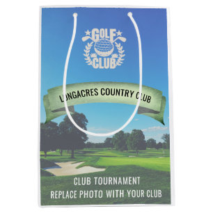 Sac Cadeau Moyen Logo pour le tournoi de golf en club / entreprise 