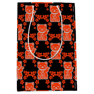 Sac Cadeau Moyen Lucky Japonais Maneki-neko