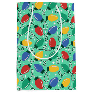 Sac Cadeau Moyen Lumières joyeuses et lumineuses 