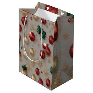 Sac Cadeau Moyen lutins de Noël