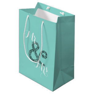 Sac Cadeau Moyen M. et Mme Party Gift Bag de mariage d'automne de