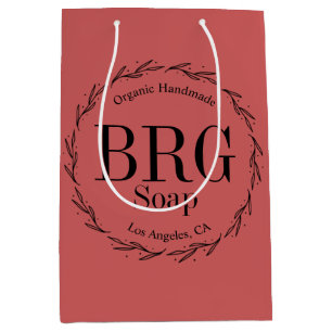 Sac Cadeau Moyen Magasin de vente au détail de monogrammes à couron