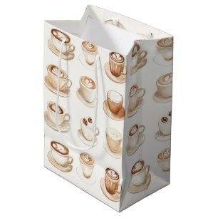 Sac Cadeau Moyen Mais d'abord, tasses à café