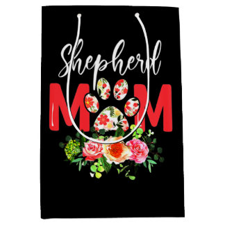 Sac Cadeau Moyen Maman mignonne berger allemand