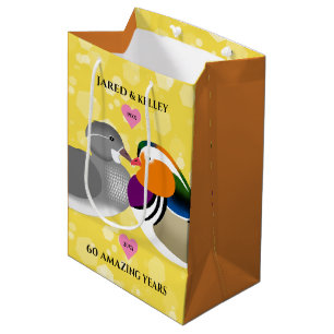 Sac Cadeau Moyen Mandarin Canards Amateurs Tout Anniversaire