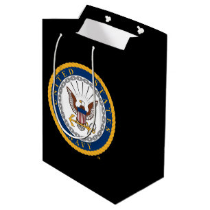 Sac Cadeau Moyen Marine américaine Emblème de la marine