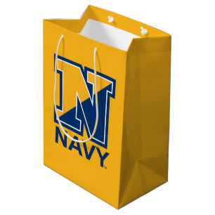 Sac Cadeau Moyen Marine américaine Marine initiale N