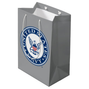 Sac Cadeau Moyen Marine américaine Navy Alt Emblem