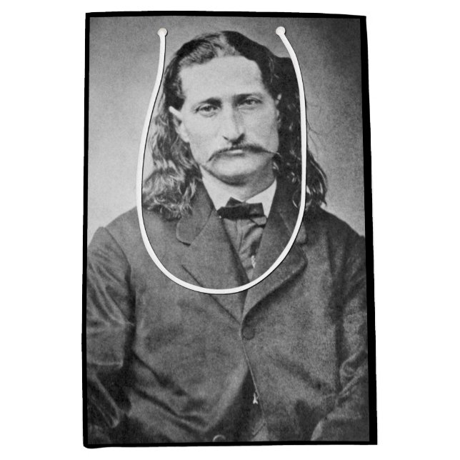 Sac Cadeau Moyen Marshal Wild Bill Hickok Old West Gunfighter (Devant)