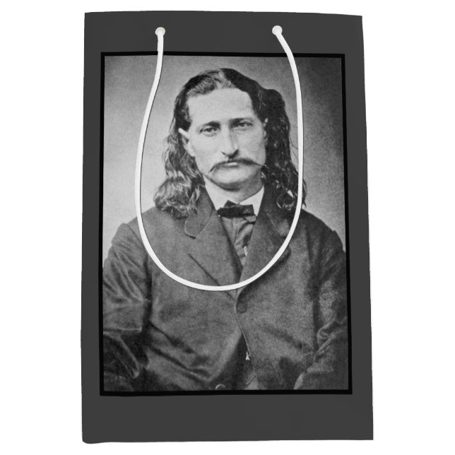 Sac Cadeau Moyen Marshal Wild Bill Hickok Old West Gunfighter (Devant)