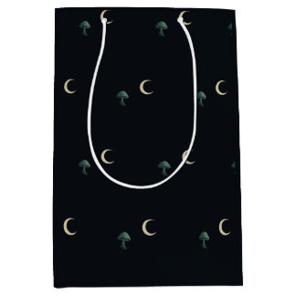 Sac Cadeau Moyen Mascarade au Clair de Lune Élégant Halloween