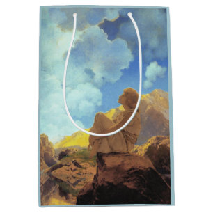 Sac Cadeau Moyen Maxfield Parrish Matin 1922 Nuage Bleu Beaux-Arts