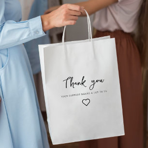Sac Cadeau Moyen merci, votre soutien signifie beaucoup pour nous,a