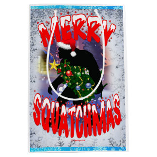 SAC CADEAU MOYEN MERRY SQUATCHMAS
