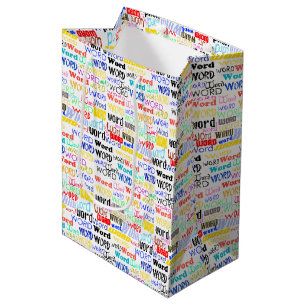 Sac Cadeau Moyen Mille Mots - 1000 Mots