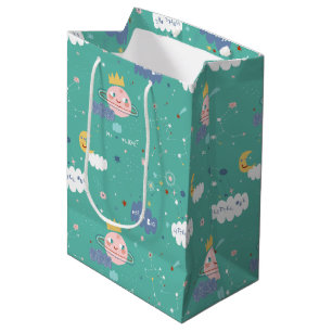 Sac Cadeau Moyen Mon rêve planétaire Gros petit Motif
