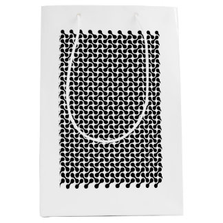 Sac Cadeau Moyen Mono Maze - Flux rétro