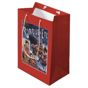 Sac Cadeau Moyen Montgolfière et affiche japonaise de dames