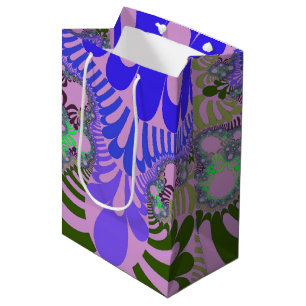 Sac Cadeau Moyen Mood rose et violet