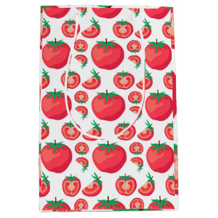 Sac Cadeau Moyen Motif à la tomate rouge si drôle