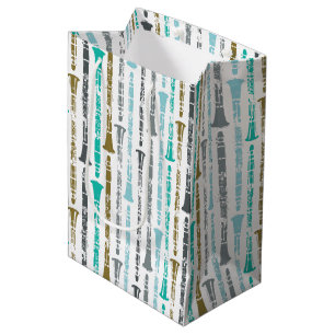 Sac Cadeau Moyen Motif Clarinet