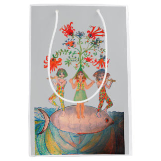 Sac Cadeau Moyen Motif de l'Arbre de Vie