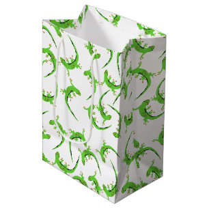 Sac Cadeau Moyen Motif de reptile Gecko Lizard