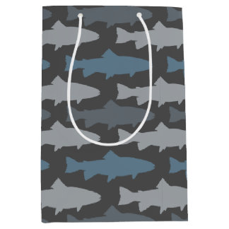 Sac Cadeau Moyen Motif des leurres de pêche aérienne
