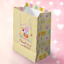 Motif d'oeufs de lapin rose mignon Anniversaire de