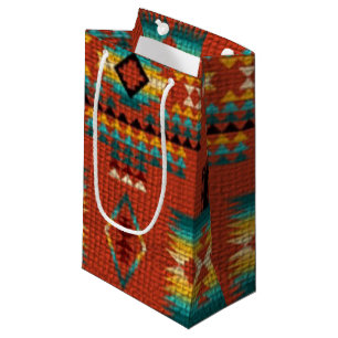 Sac cadeau moyen motif du sud-ouest