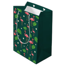 Motif Flamant Tropical