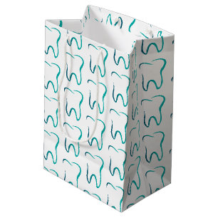 Sac Cadeau Moyen Motif médical de dentisterie de dent