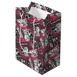 Sac Cadeau Moyen Motif Plaid Des Filles Hex
