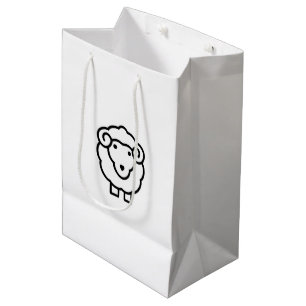 Sac Cadeau Moyen Mouton