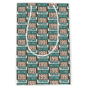 Sac Cadeau Moyen Né en 1992 avec le nom chrétien