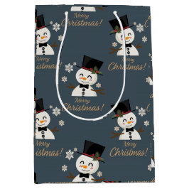 Sac Cadeau Moyen Neige