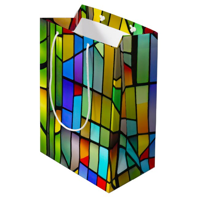 Sac Cadeau Moyen Neon Stainverre (Dos Angle)