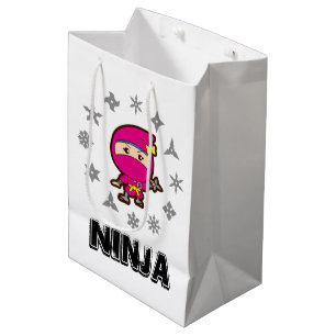 Sac Cadeau Moyen Ninja Girl