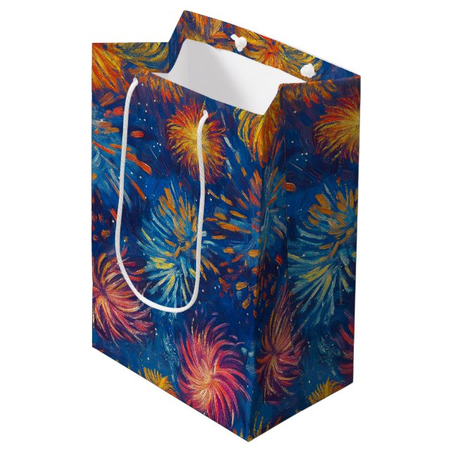 Sac Cadeau Moyen Nocturne (Devant Angle)
