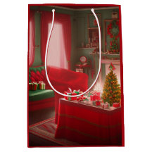 Sac cadeau moyen Noël