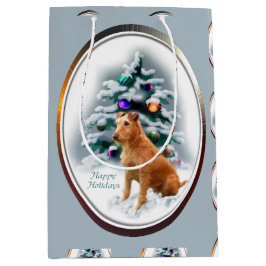 Sac Cadeau Moyen Noël irlandais Terrier