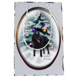 Sac Cadeau Moyen Noël Schipperke