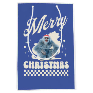 Sac Cadeau Moyen Noël Yéti drôle humour des Fêtes