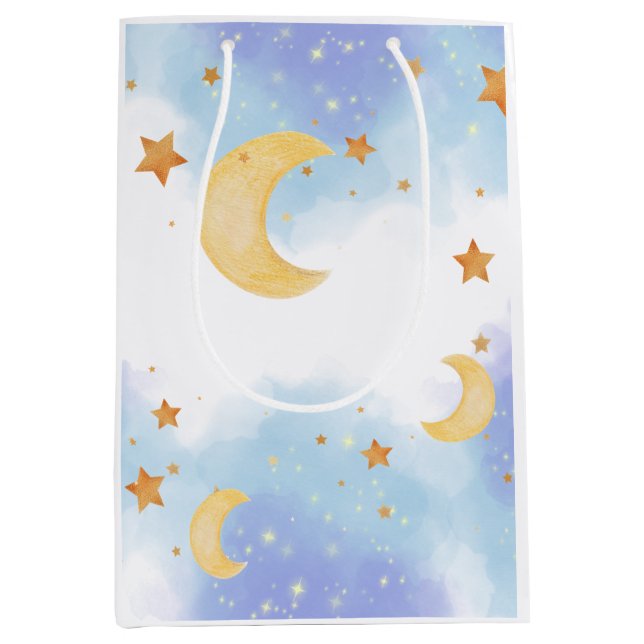 Sac Cadeau Moyen Nous sommes le cadeau "Over the Moon" (Devant)
