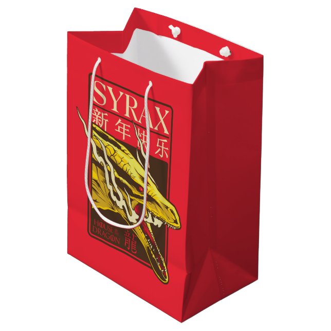 Sac Cadeau Moyen Nouvel An Syrax | 新 年 乐 快 (Devant Angle)
