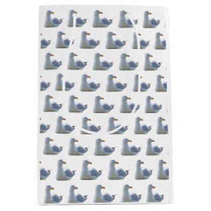 Sac Cadeau Moyen Œuvre d'art sur la nature des oiseaux de rivage Mo
