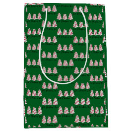 Sac Cadeau Moyen Oh Christmas Tree Little Debbie Cakes Gift Bag