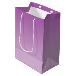 Sac Cadeau Moyen Ombre pourpre doux