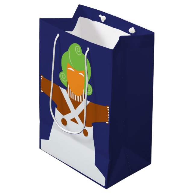 Sac Cadeau Moyen Oompa Loompa (Devant Angle)