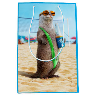 Sac Cadeau Moyen Otter portant Mankini